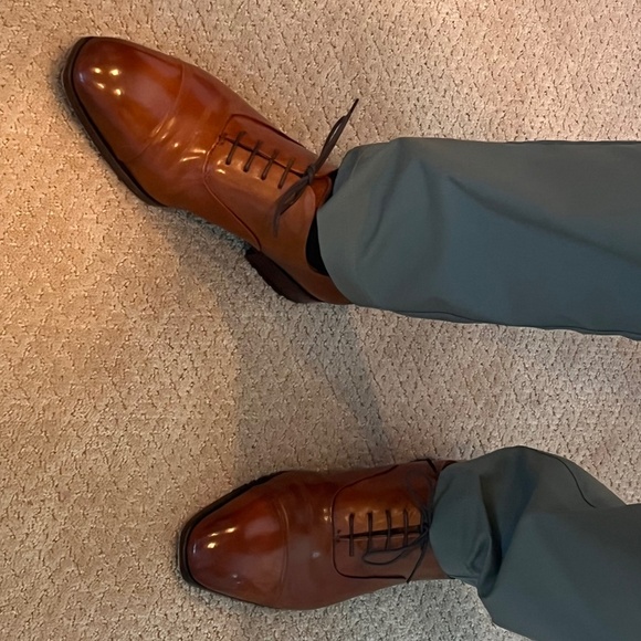 Anthony Veer “Genoa” cap-toe oxfords size 9 in cognac main image 8
